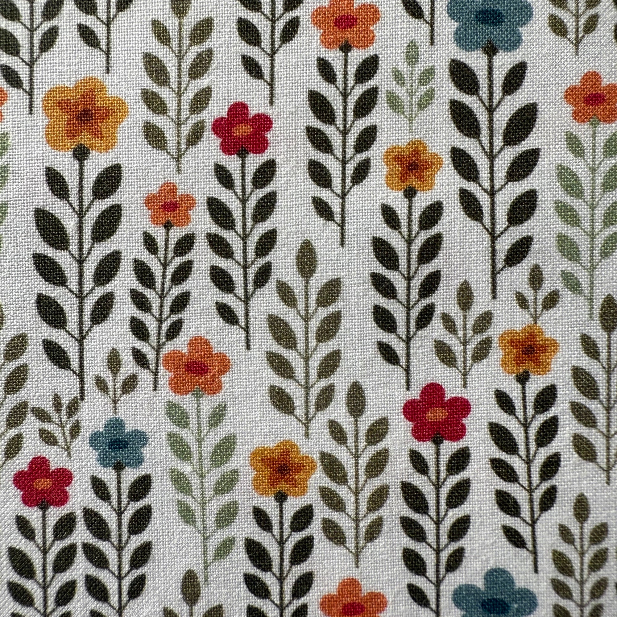 TELA ALGODON FLORES