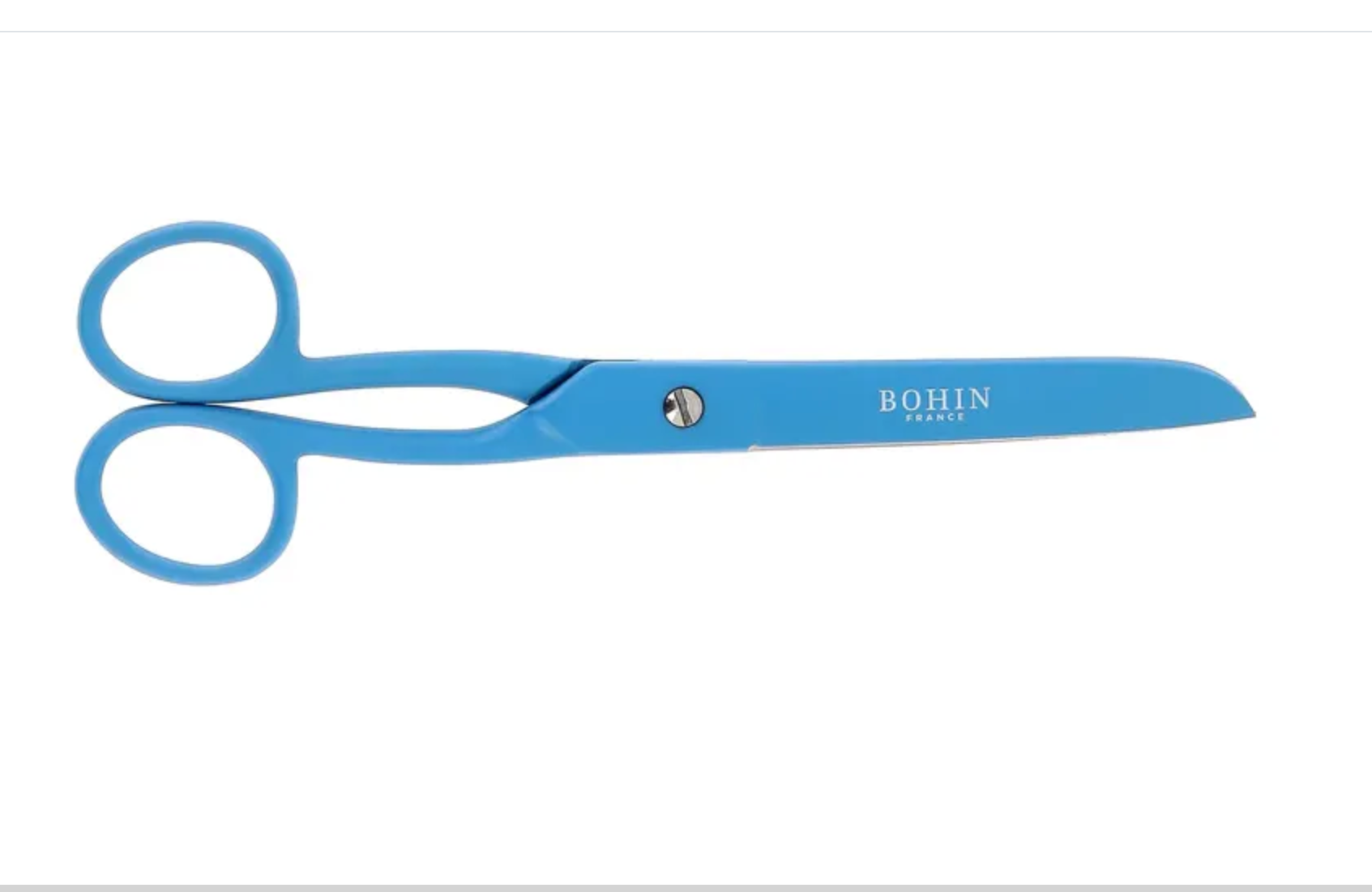 Tijera Epoxi Azul Mate Bohin 17 cm