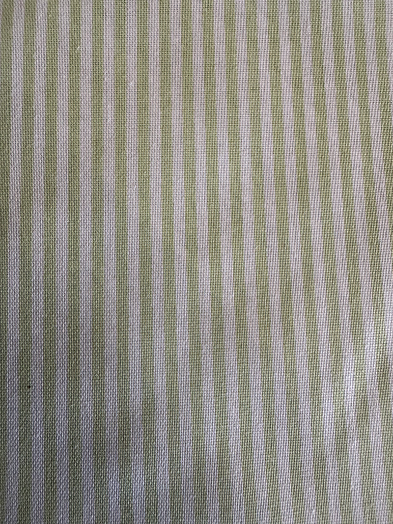 TELA RAYA POLIÉSTER ALGODÓN PISTACHO RAYA 0,3mm