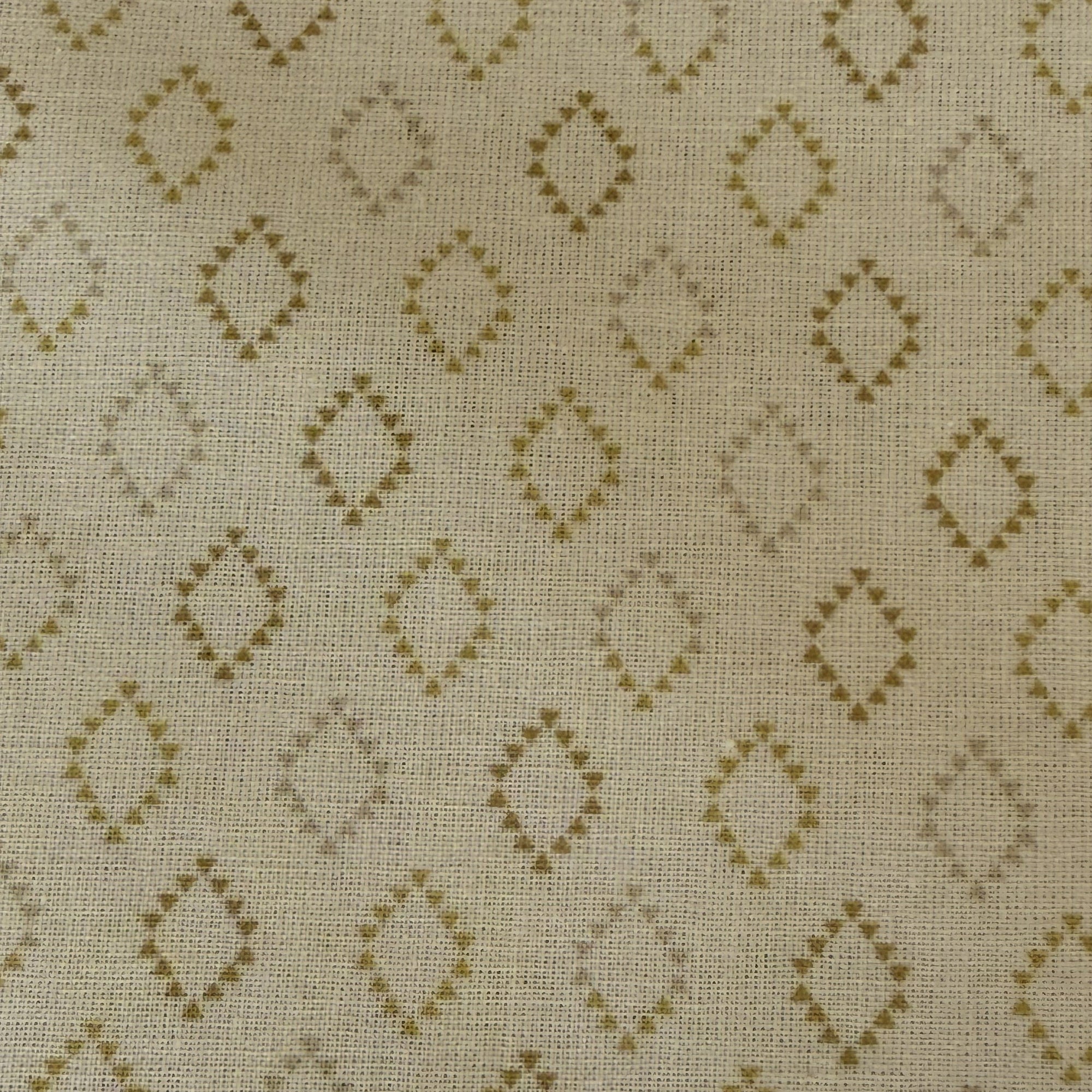 TELA POPELÍN ALGODÓN 100% ROMBO AMARILLO OEKO-TEX GOTS