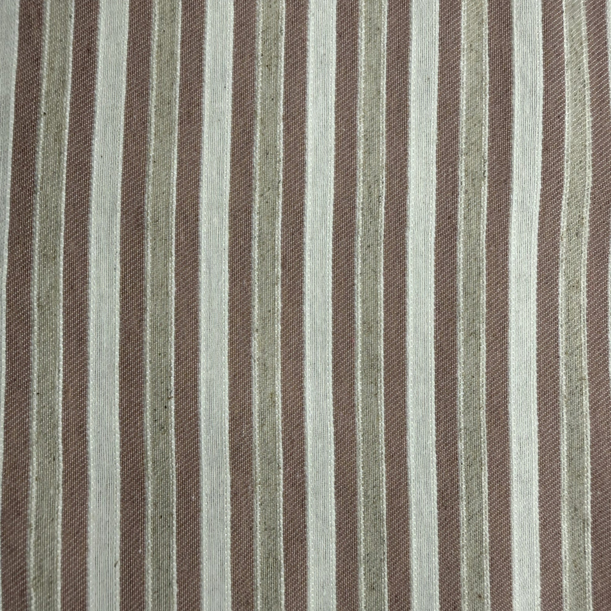 Loneta Rayas Nude y Rosa Ceniza · 50% Algodón 50% Poliéster · 280 cm