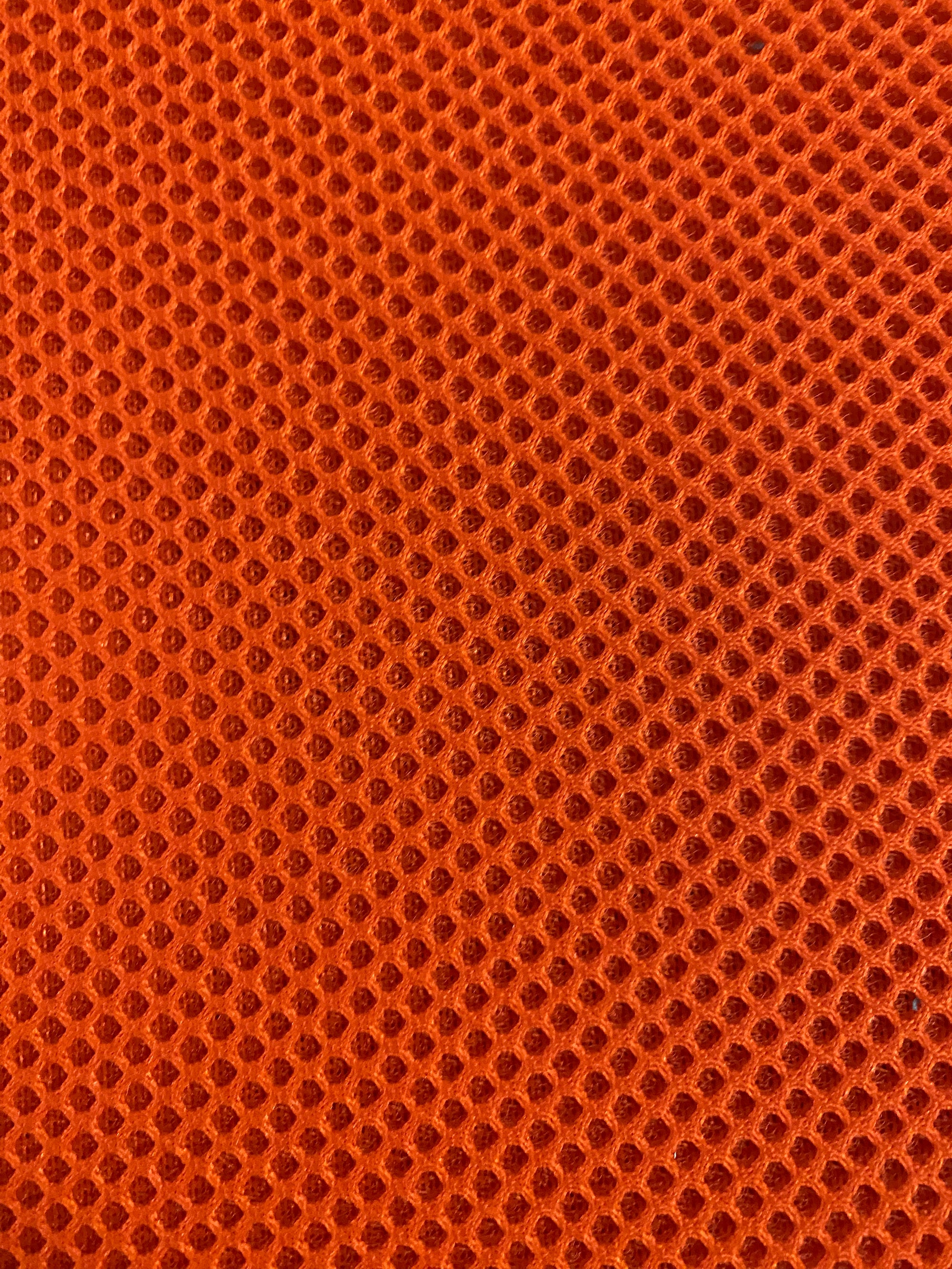 MESH 3D LAMINADO. COLOR NARANJA FLUOR. CERTIFICADO OEKO-TEX