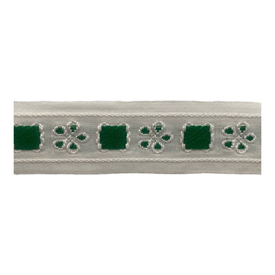 CUBRECOSTURAS JACQUARD BORDADO SUIZO PLEGADOR 25m