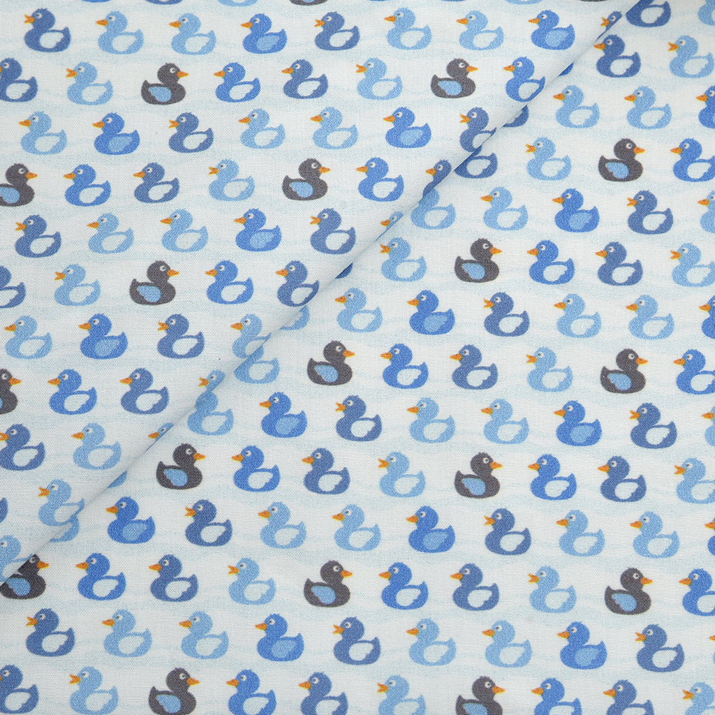Tela 100% algodón estampado patitos (6 MTRS)