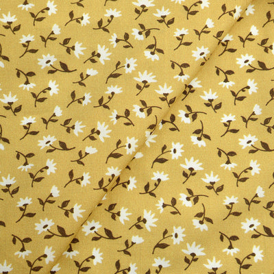 Tela 100% algodón estampado flores CERTIFICADO GOTS (6 MTRS)
