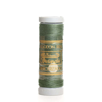 Hilo de coser 100% algodón colores (verde, ocre, marrón, beige, tostado, teja, gris, negro)