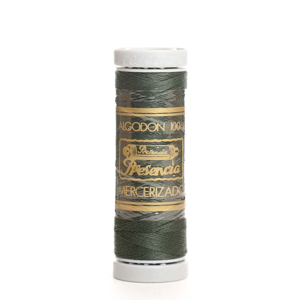 Hilo de coser 100% algodón colores (verde, ocre, marrón, beige, tostado, teja, gris, negro)