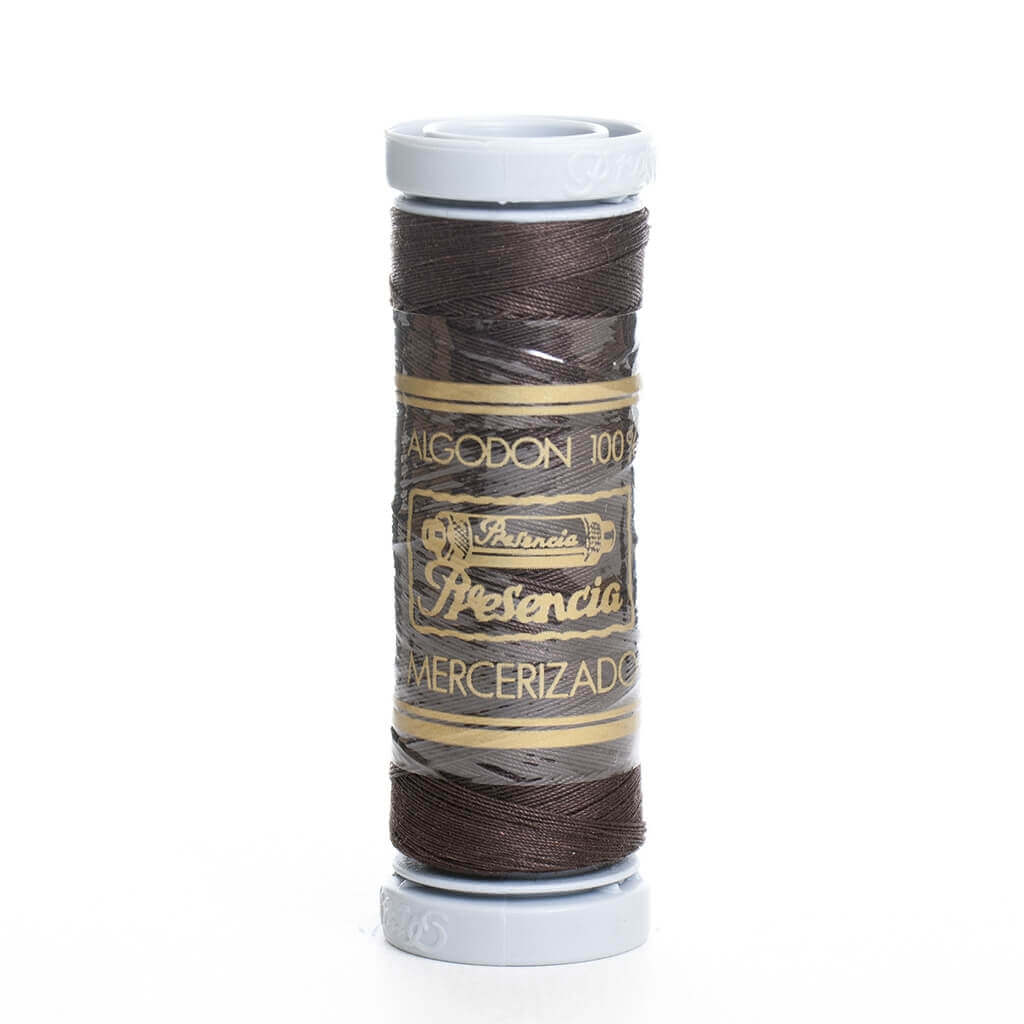 Hilo de coser 100% algodón colores (verde, ocre, marrón, beige, tostado, teja, gris, negro)