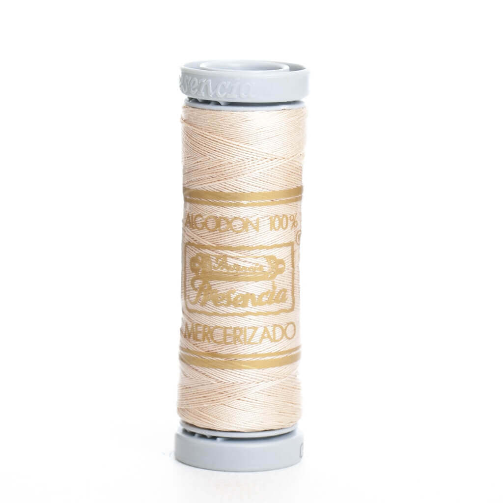Hilo de coser 100% algodón colores (verde, ocre, marrón, beige, tostado, teja, gris, negro)