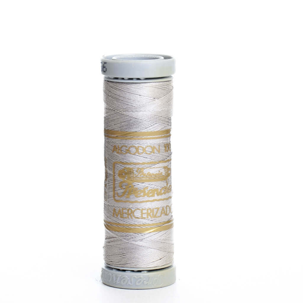 Hilo de coser 100% algodón colores (verde, ocre, marrón, beige, tostado, teja, gris, negro)