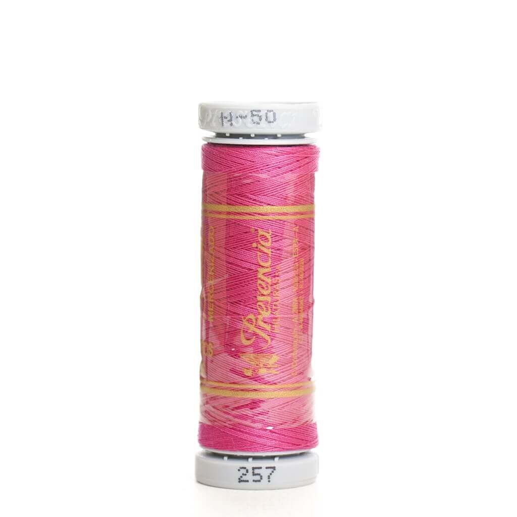 Hilo de coser 100% algodón colores (Blanco, amarillo, naranja, rojo, rosa, lila, azul, esmeralda)