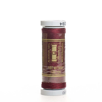 Hilo de coser 100% algodón colores (Blanco, amarillo, naranja, rojo, rosa, lila, azul, esmeralda)