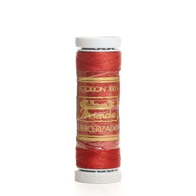 Hilo de coser 100% algodón colores (Blanco, amarillo, naranja, rojo, rosa, lila, azul, esmeralda)