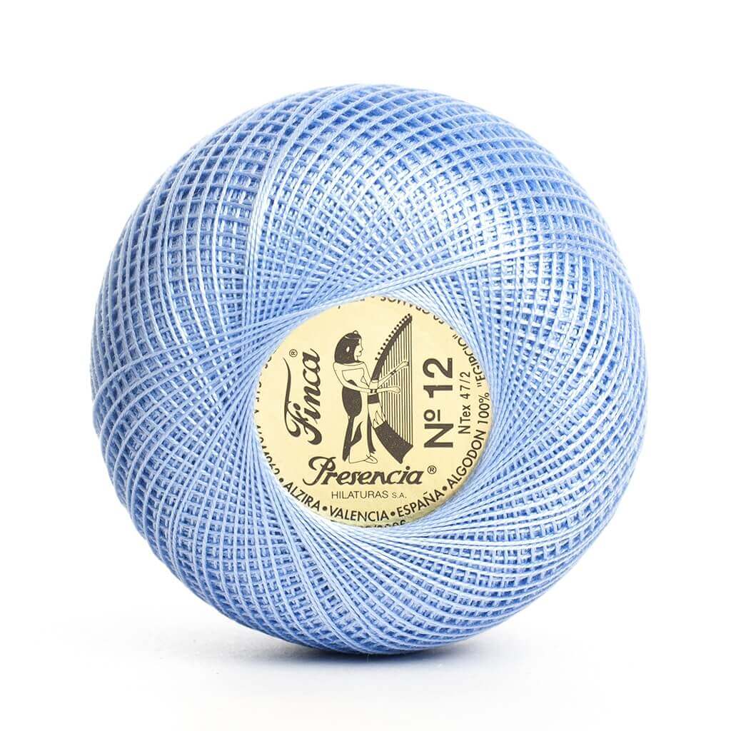 Perlé Finca 100% algodón egipcio nº12 colores fríos