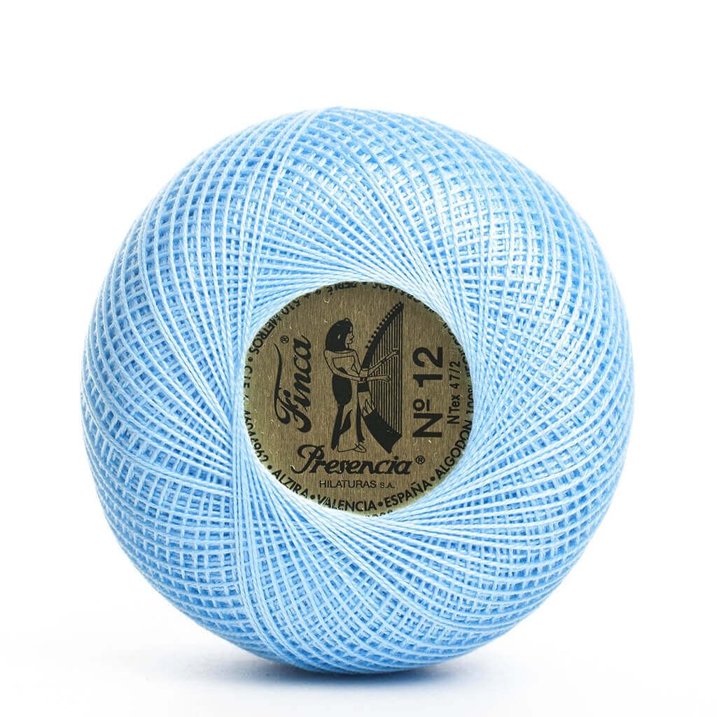 Perlé Finca 100% algodón egipcio nº12 colores fríos