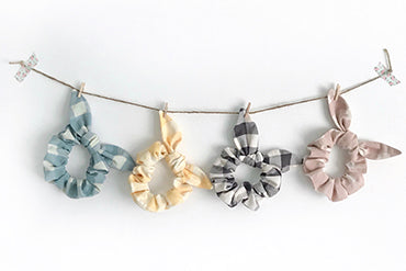 DIY Scrunchies con orejitas