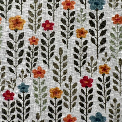 TELA ALGODON FLORES