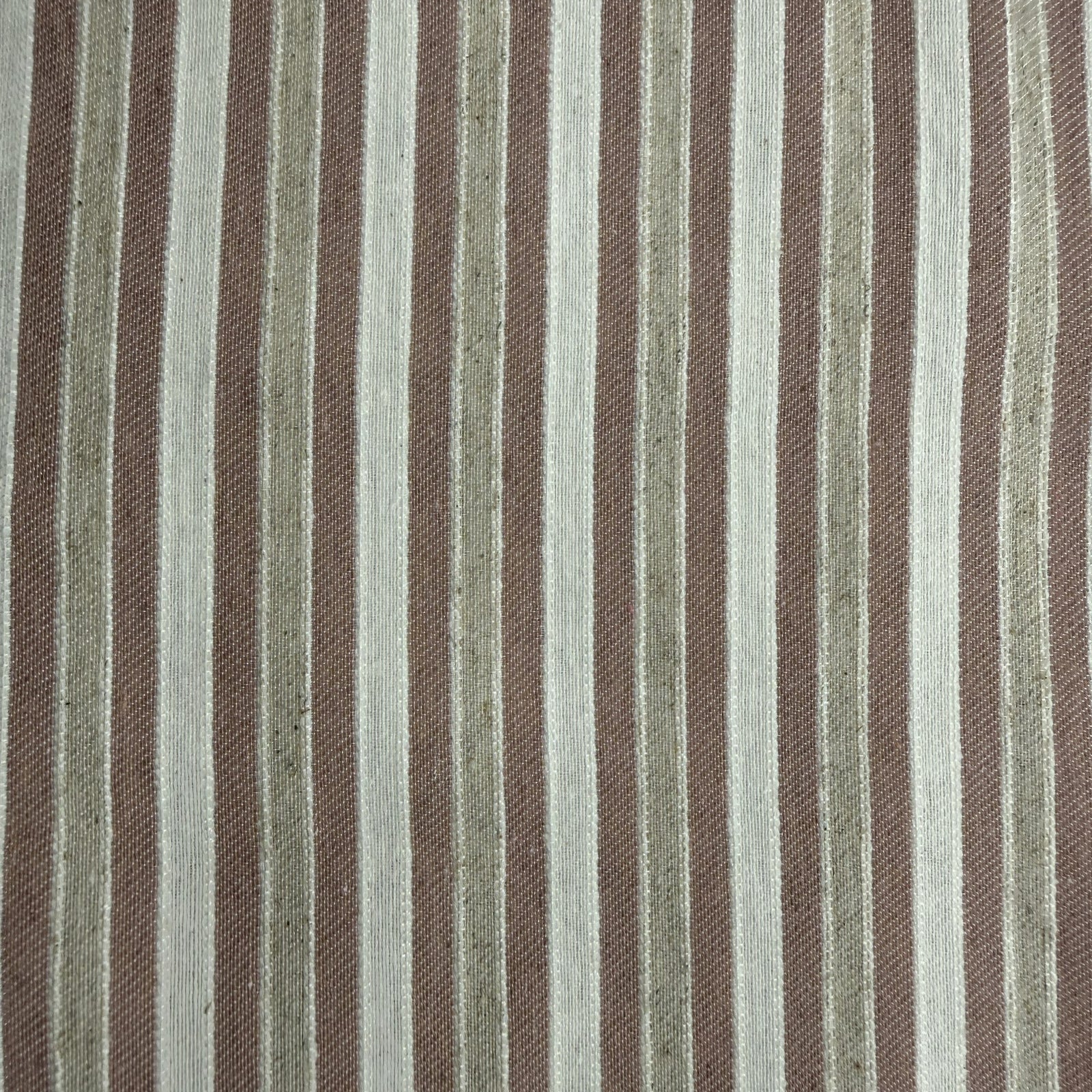 Loneta Rayas Nude y Rosa Ceniza · 50% Algodón 50% Poliéster · 280 cm