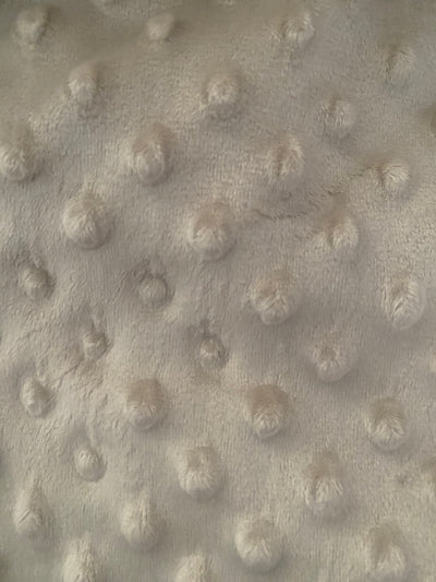 MINKY DOTS GRIS TOPO CERTIFICADO OEKO-TEX