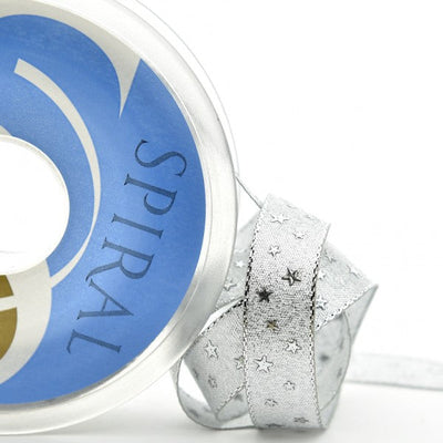 Cinta fantasía estrellas metalizada (15 MTRS)