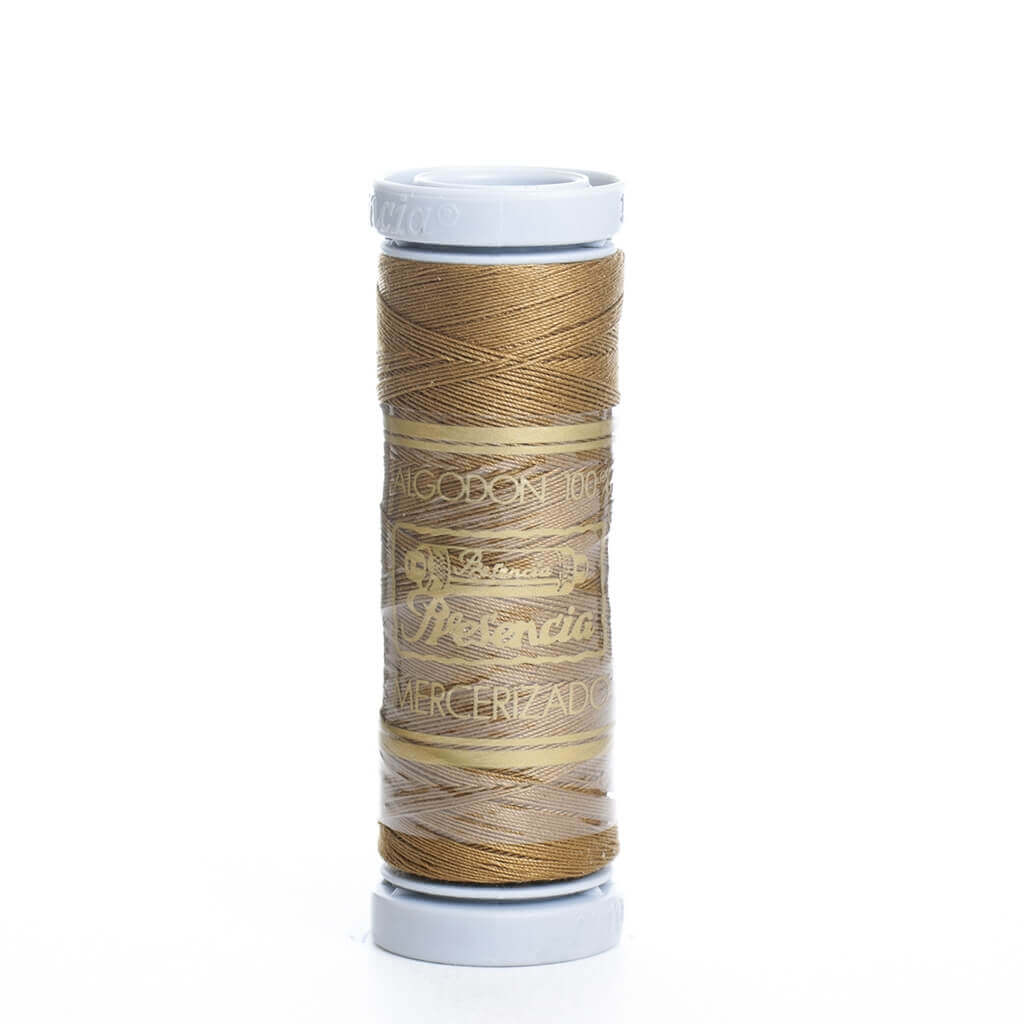 Hilo de coser 100% algodón colores (verde, ocre, marrón, beige, tostado, teja, gris, negro)