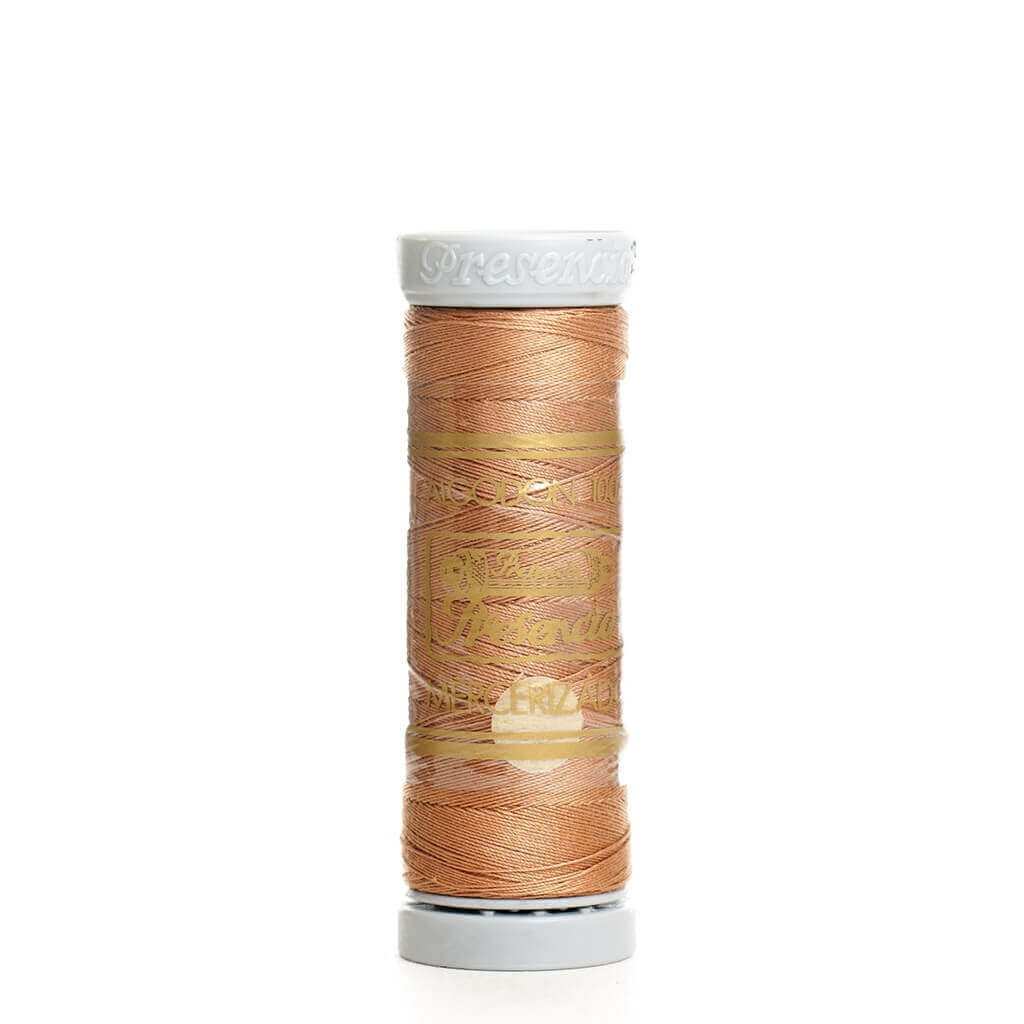 Hilo de coser 100% algodón colores (verde, ocre, marrón, beige, tostado, teja, gris, negro)