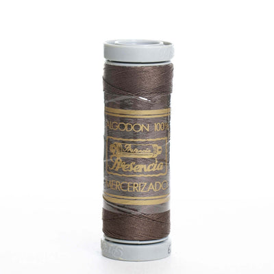 Hilo de coser 100% algodón colores (verde, ocre, marrón, beige, tostado, teja, gris, negro)