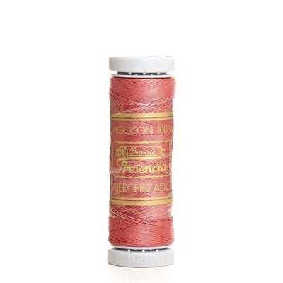 Hilo de coser 100% algodón colores (Blanco, amarillo, naranja, rojo, rosa, lila, azul, esmeralda)