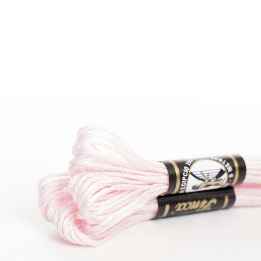 Mouliné especial Finca algodón (blanco, amarillo, naranja, rojo y rosa)